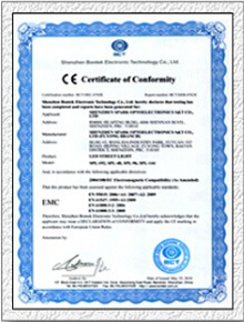 CE认证证书(工矿灯)