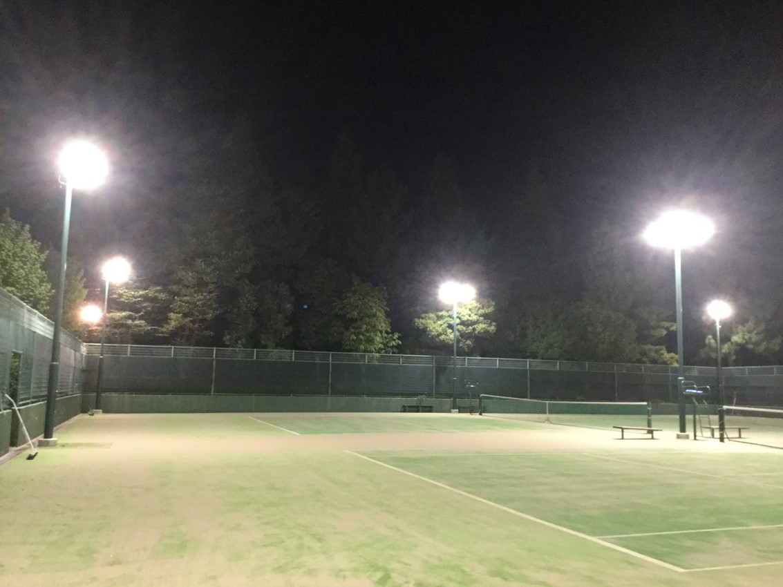日本戶外體育館高光效投光器照明工程項目