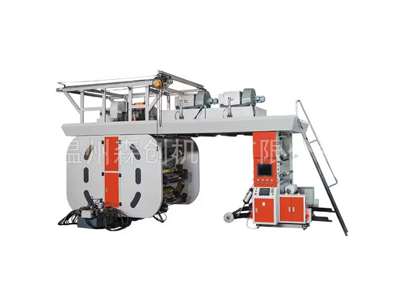 6 color CI flexo printing machine for plastic film