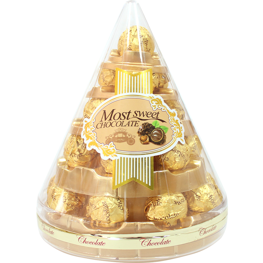 Cone-Shaped Chocolate Balls