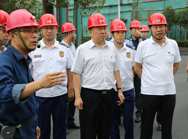 濟源市副市長、公安局局長李紅念蒞臨公司調研消防安全工作