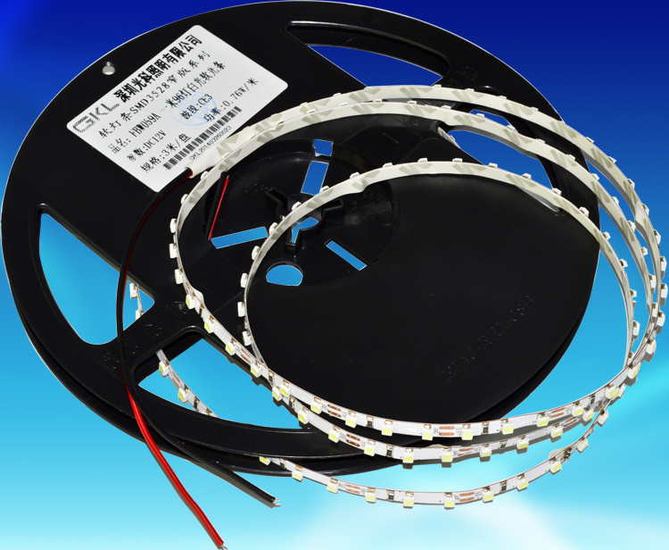 FBW059A, 96 lamps per meter 3528 patch 5 * 5000mm double-sided FPCB waterproof lamp with DC12V
