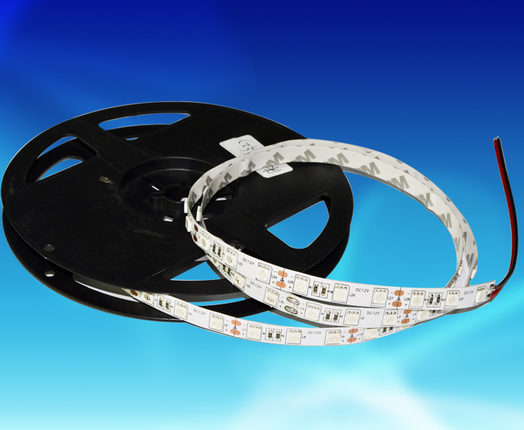 FPX012A, 10 * 5000mm, 60 lamps per meter, 5050 bare boards, non waterproof DC12V light strip