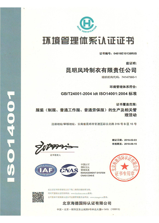 ISO4001中文
