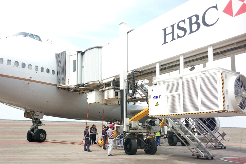 SAT launches new product: Bridge-mounted aircraft ground air-conditioning unit SF-075DG-DL