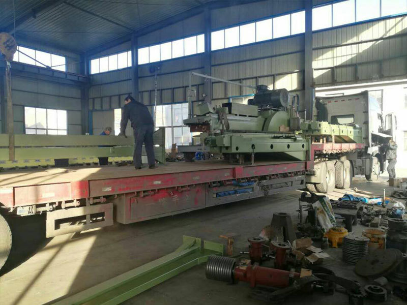 Four column marble two-way cutting machine loading