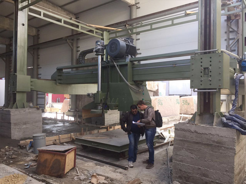 GSD28 multi-saw bidirectional cutting machine in Russia