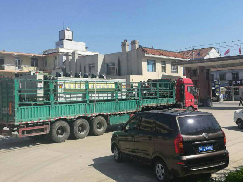 Roadside stone throwing chamfering machine sent to Sichuan Province