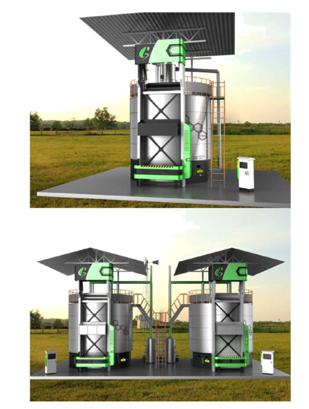 Closed reactor fermentation composting equipment