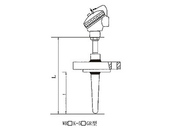 專用熱電偶 WR□K 鎧裝熱電偶 高壓型