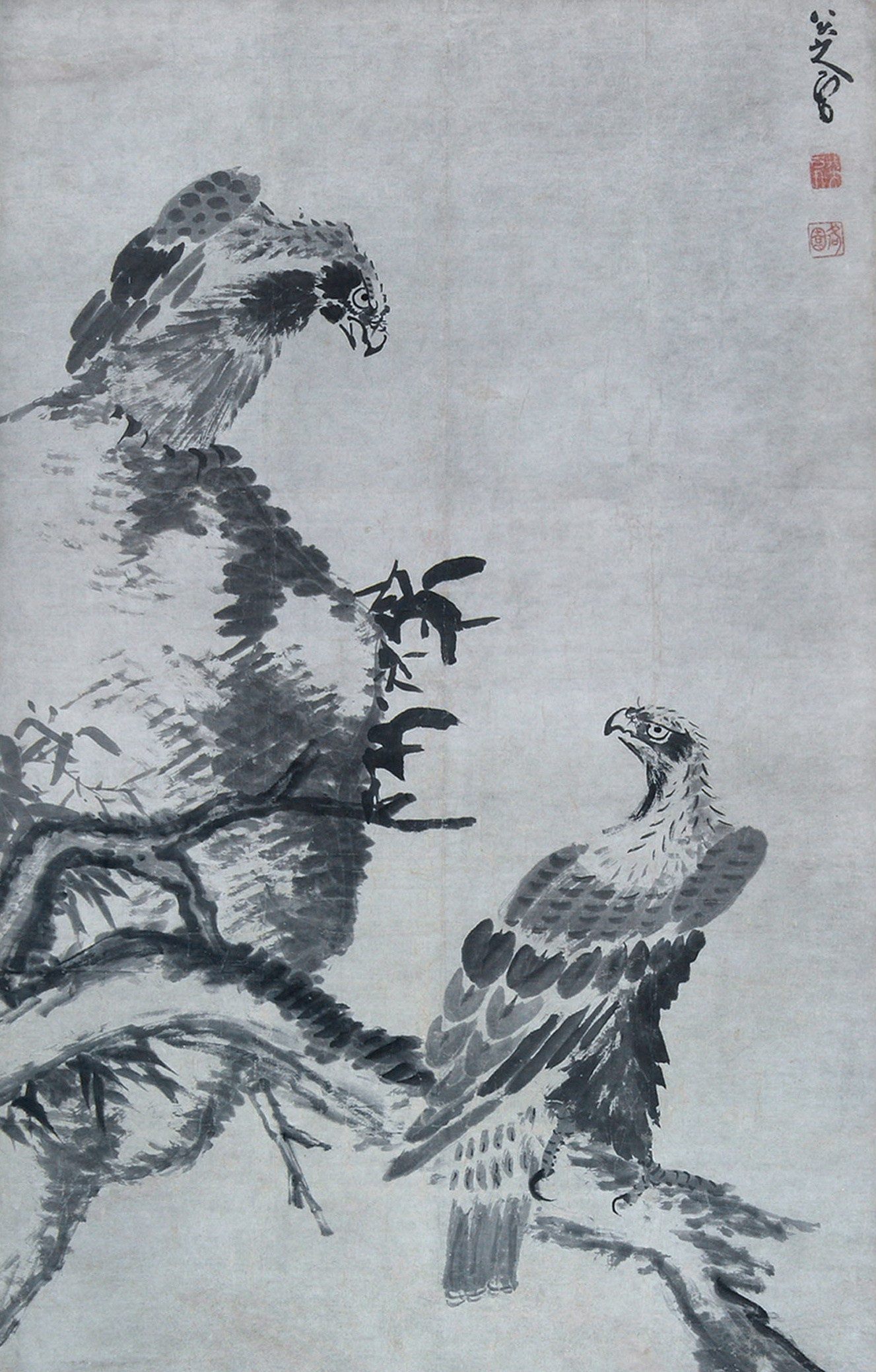 掛軸 163 (双幅) 掛軸 163 (双幅)