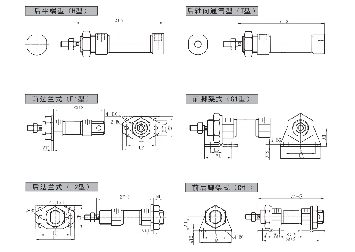 QGCX系列小型氣缸