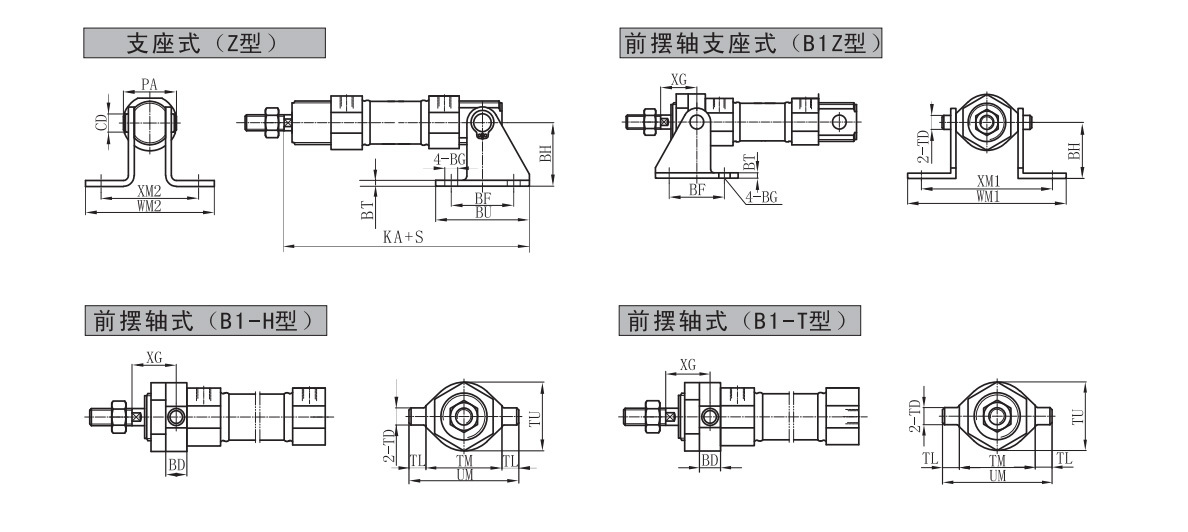QGCX系列小型氣缸