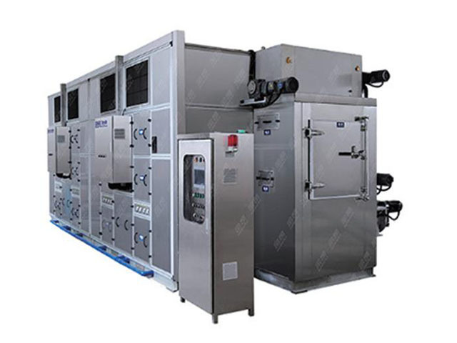 Heat pump type box type sludge drying system