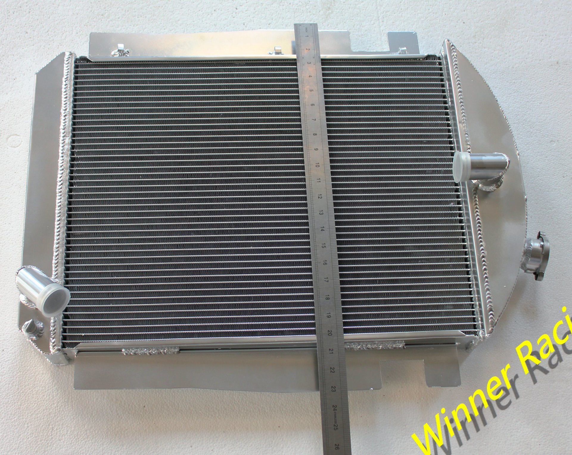 ALUMINUM RADIATOR fit CHEVY PICK UP/TRUCK 6-CYLINDER HI-FLOW MT 1937-1938