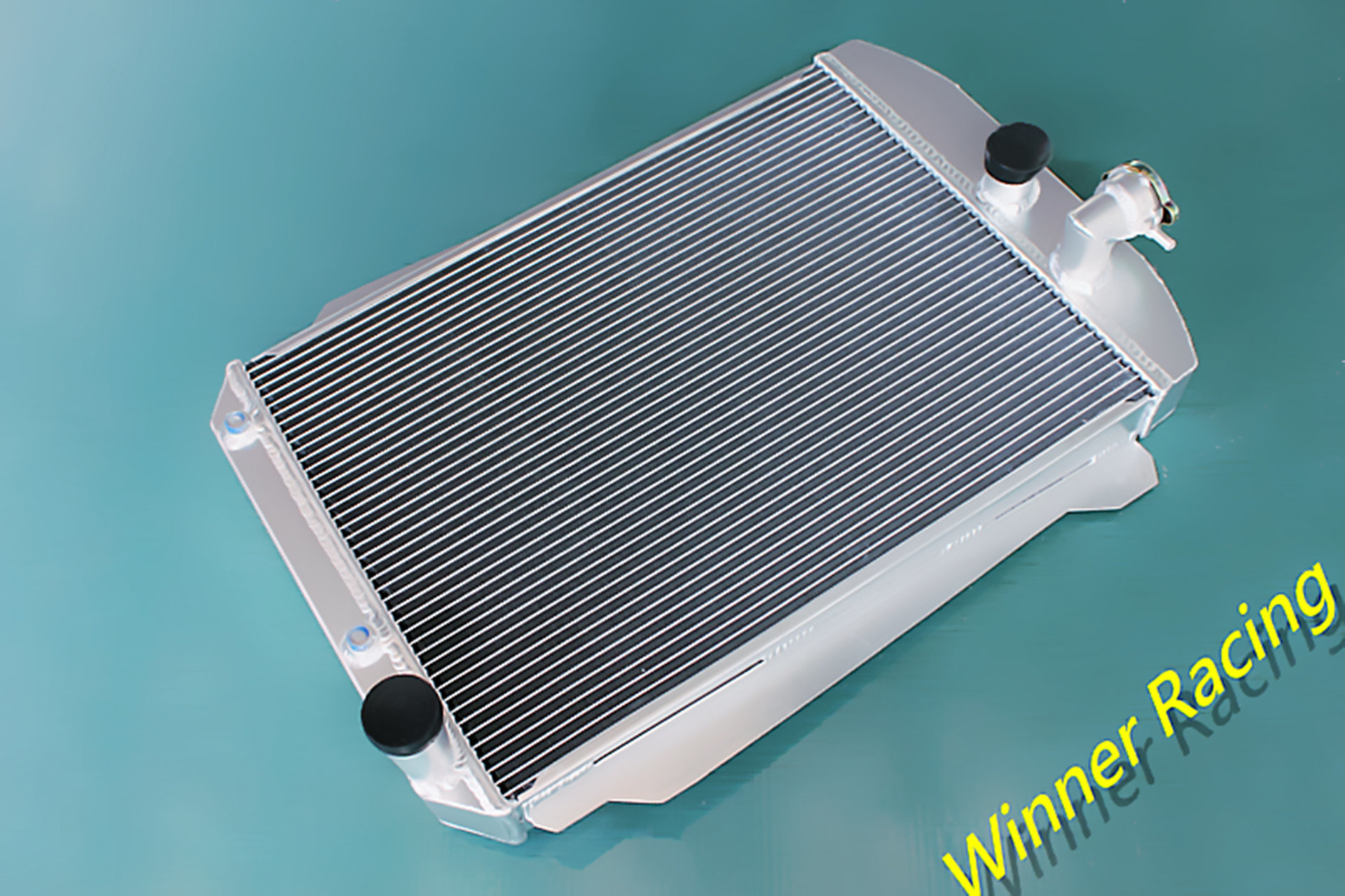 ALUMINUM ALLOY RADIATOR FOR CHEVY HOT/STREET ROD 350 V8 W/TRANNY COOLER 1939