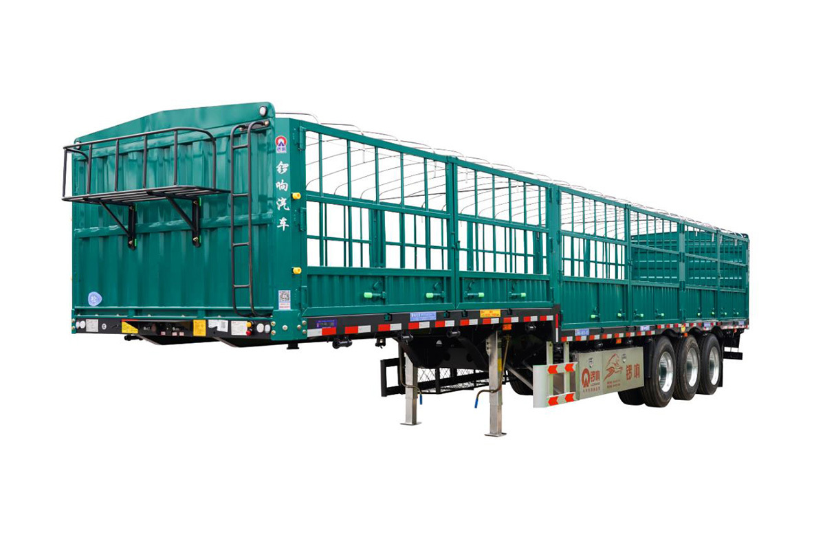 New national standard warehouse grille semi trailer (gooseneck)