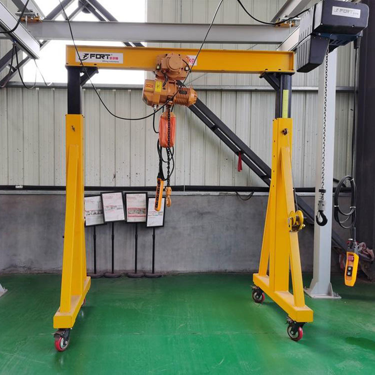 5-ton-mobile-gantry-crane rubber wheel gantry crane 1ton gantry crane