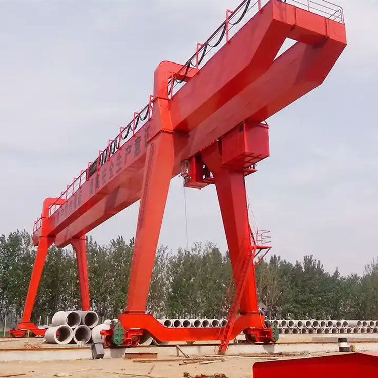 Double girder gantry crane 50t gantry crane mobile for high elevatio precast gantry crane