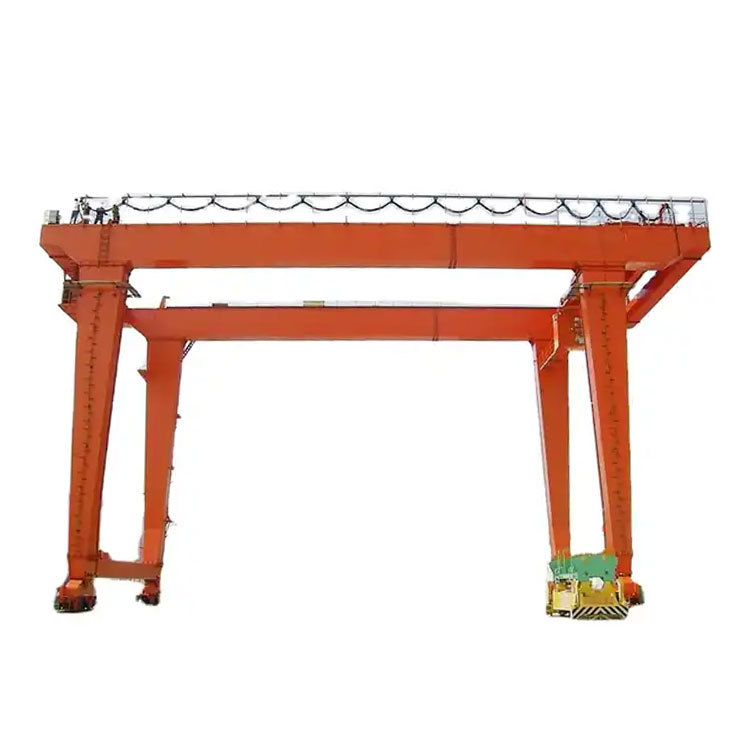 KAIYUAN New Design Port RTG Rubber Tyre Container Lifting Gantry Crane Price Max Yellow Moment Customized