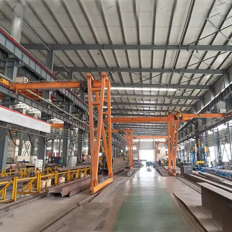 Indoor semi gantry crane 1ton portable gantry crane gantry crane 5 ton price