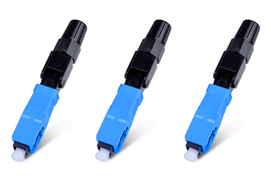 Embedded SC fiber quick connector