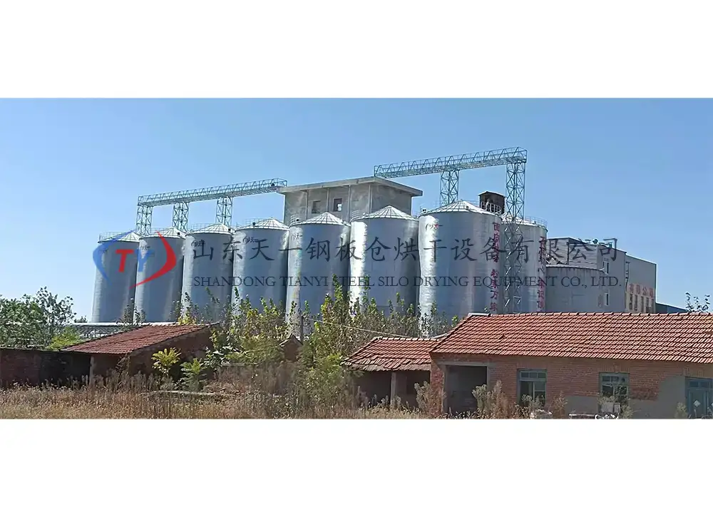 Wheat silos