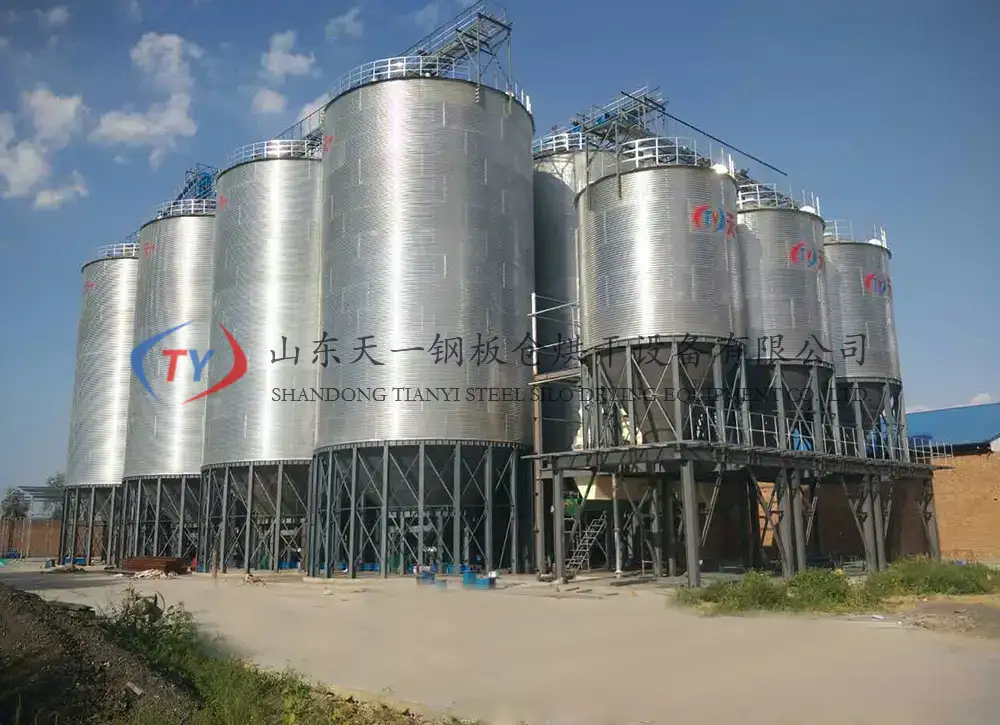 1000 tons of sorghum silo and finished product silo