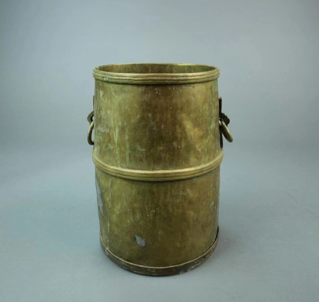 中华民国双耳铜箍铜奶桶