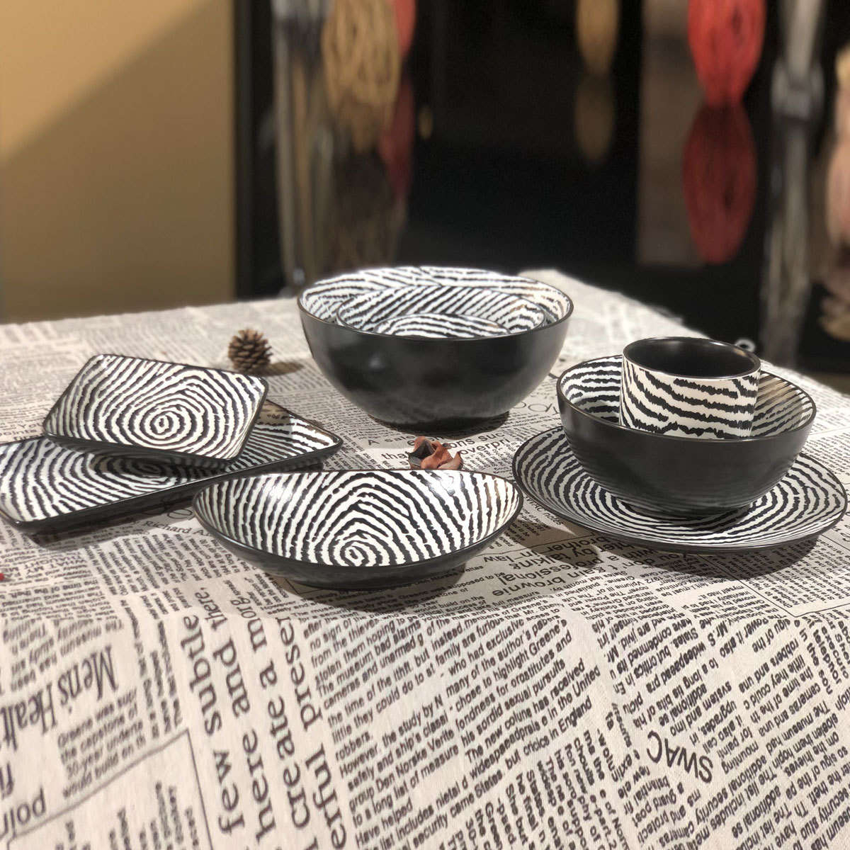 移印餐具