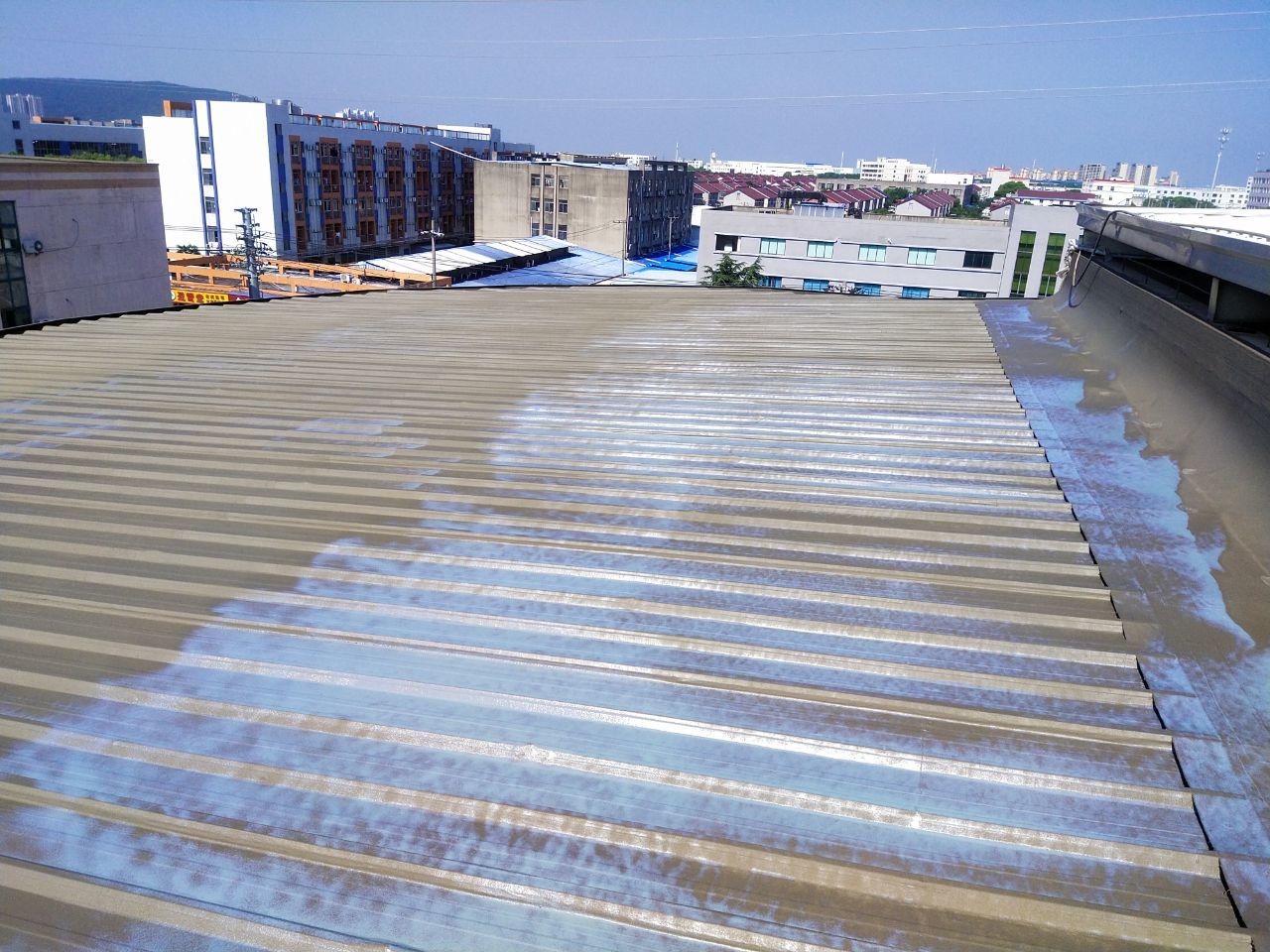 【尤卉防水】蘇州常熟通江機械有限公司廠房屋面防水工程