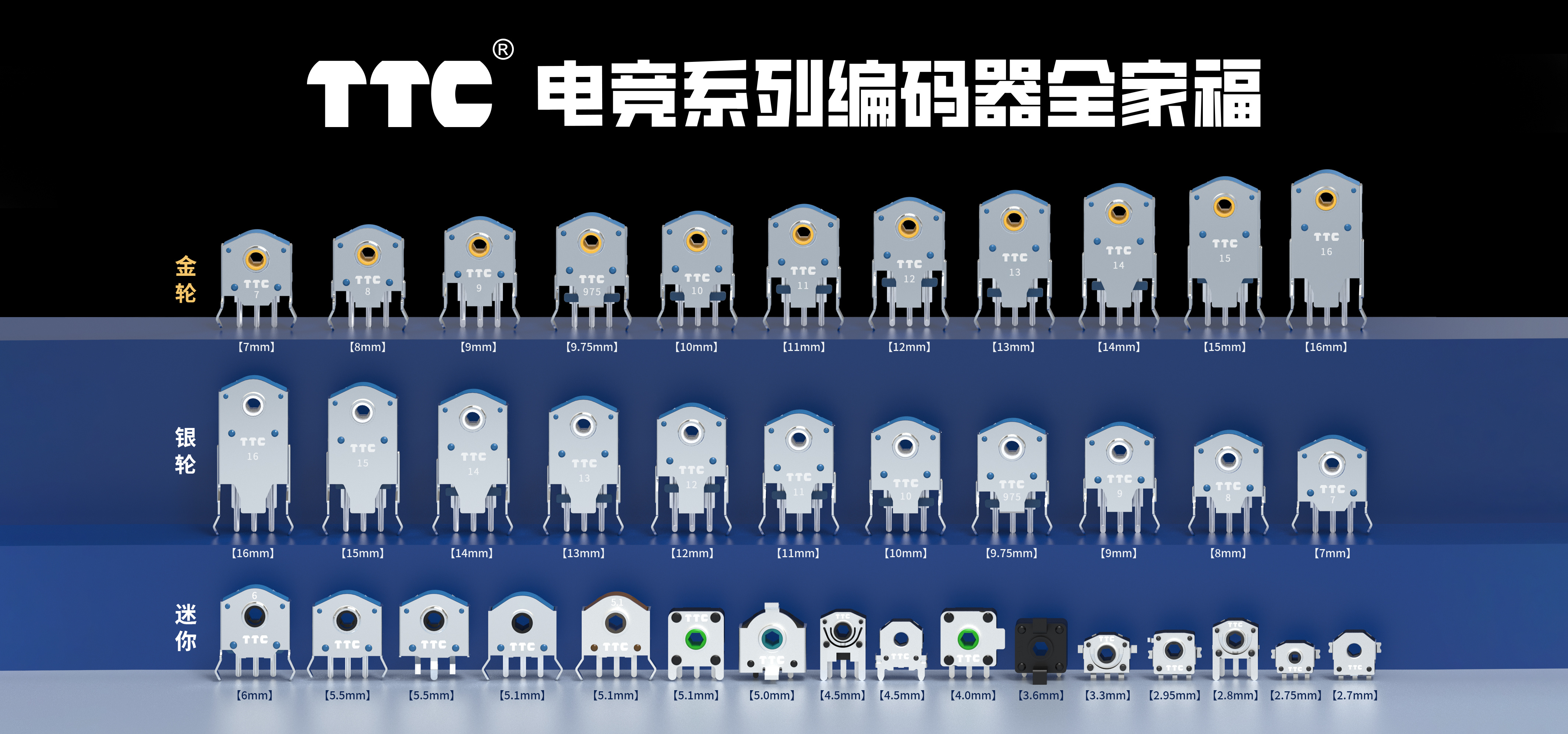 TTC電競(jìng)系列編碼器全家福