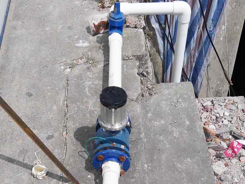 電磁水表安裝現場