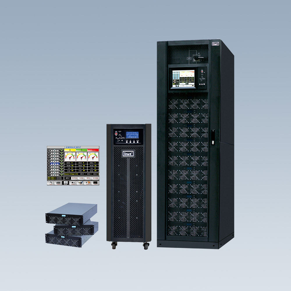 90kVA Modular UPS Rack-Mounted UPS Project_INVT Power