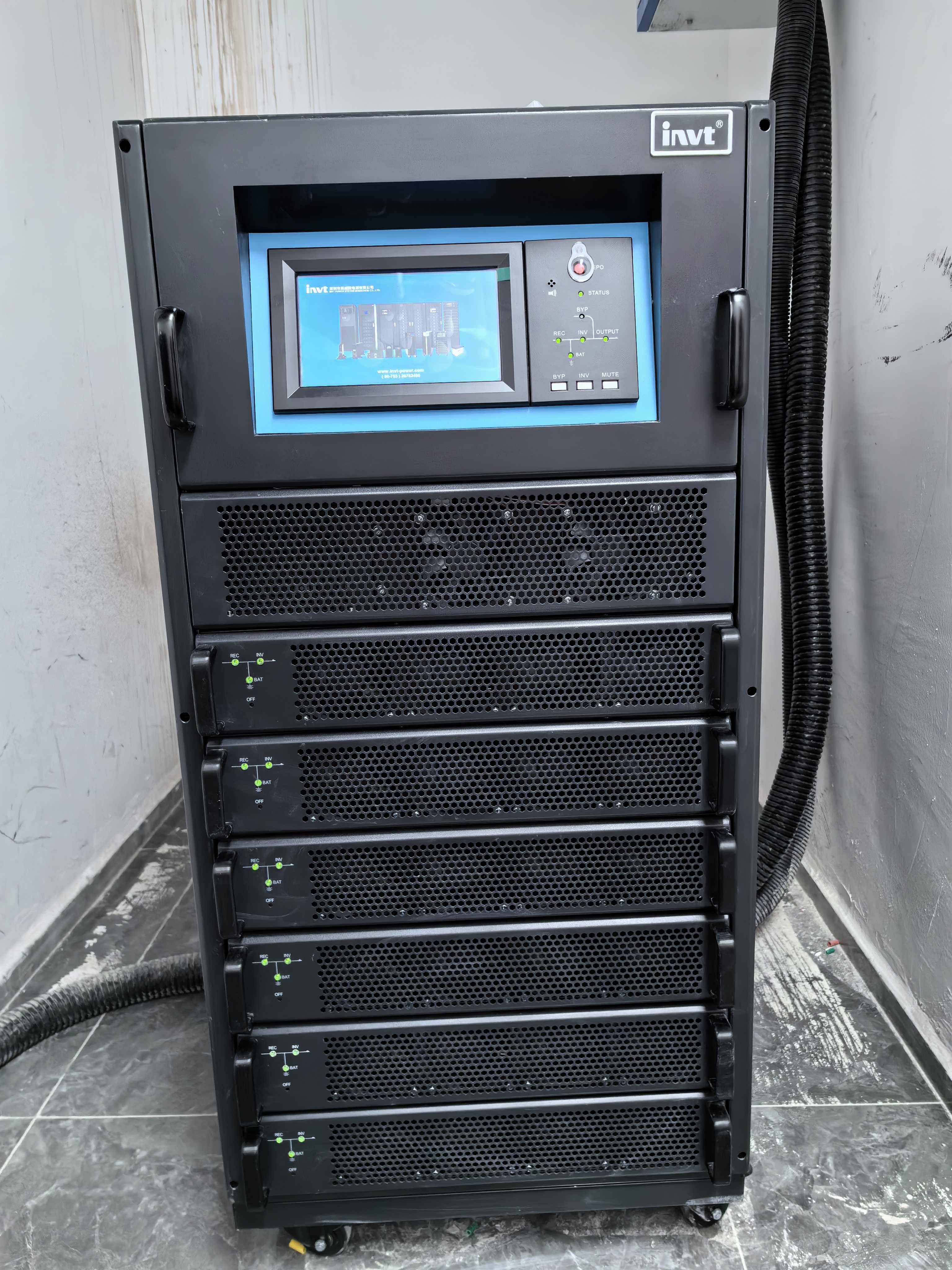 90kVA Modular UPS used in Nanchang University International Food Innovation Institute-INVT Power