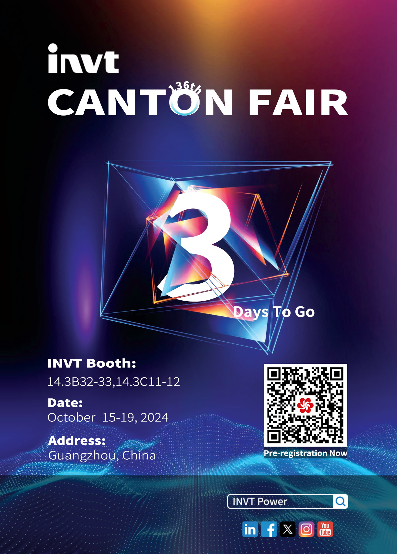 Are You Ready? Meet INVT At The Canton Fair!