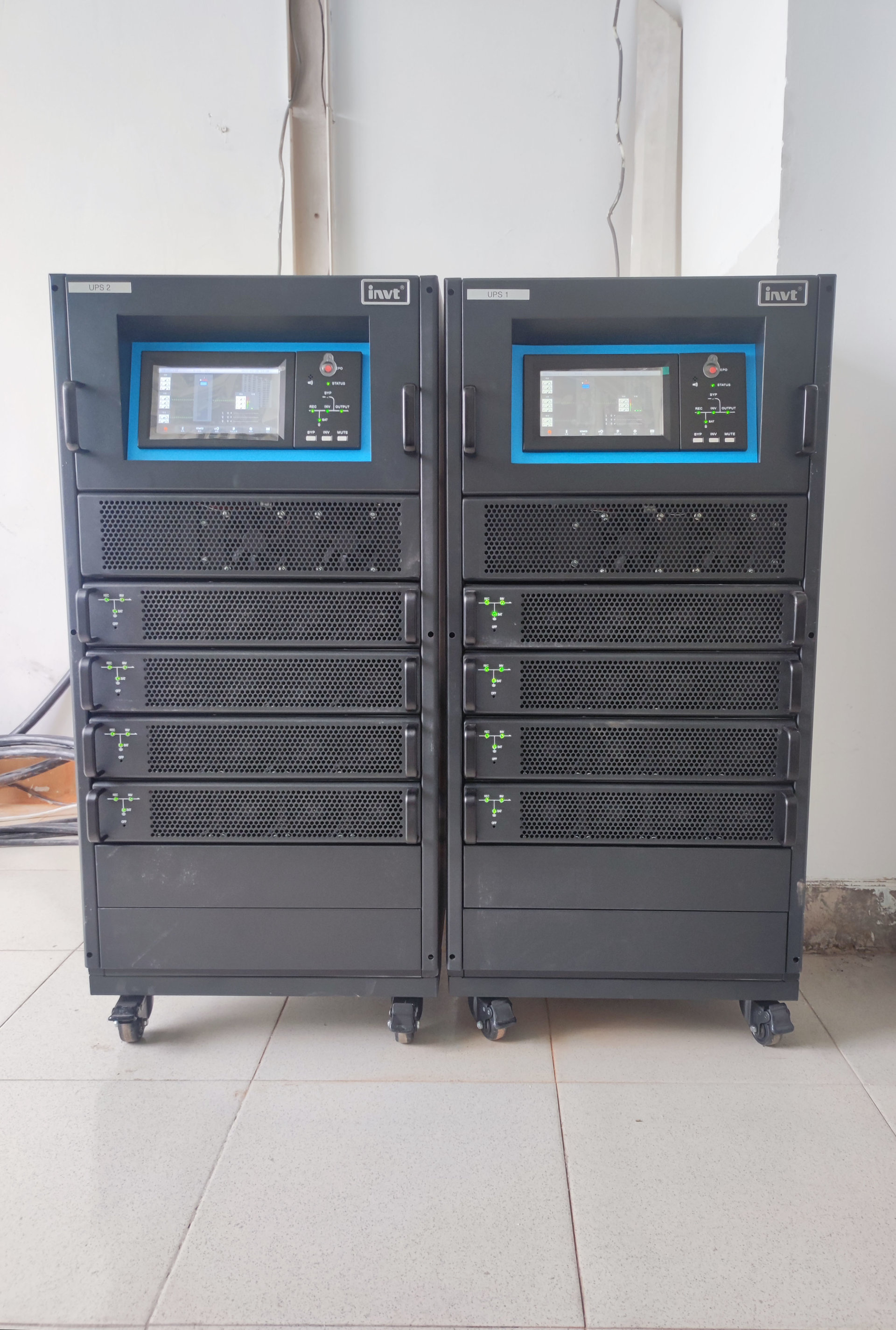 90kVA Rack-Mounted Modular Online UPS uses in Changzhou People's Procuratorate project 2 -- INVT power