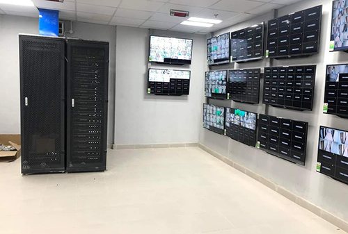 30kVA tower online UPS security monitoring center project in Southeast Asia - INVT Power