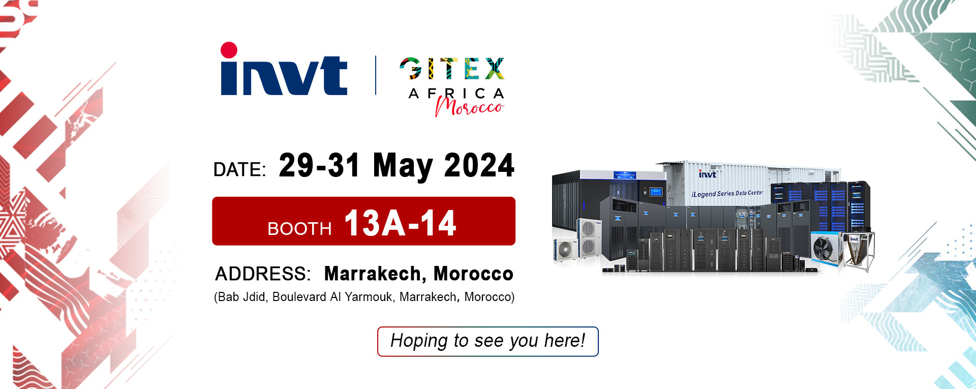 INVT hopes to see you at GITEX AFRICA 2024!