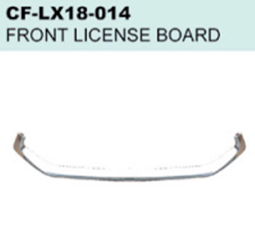 FRONT LICENSE BOARD