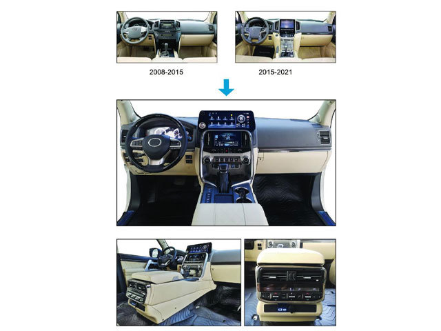 LC200 UPGRADATION LX600 INTERIOR KI