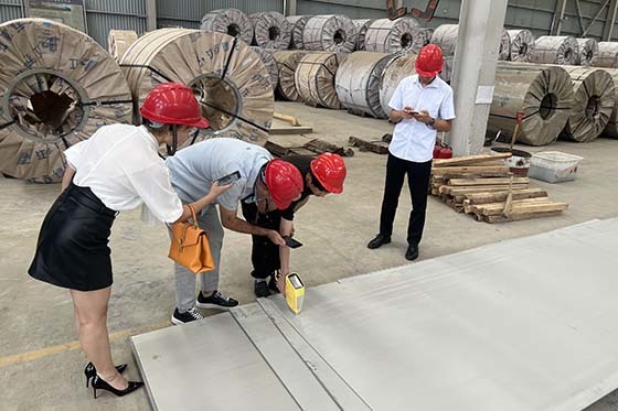 Stainless steel plate factory inspection Stainless steel plate factory inspection