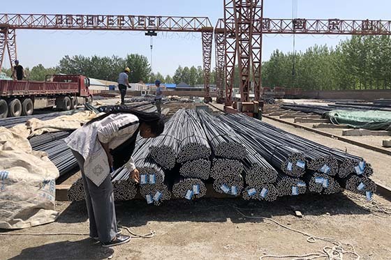 Mali customer rebar factory inspection Mali customer rebar factory inspection