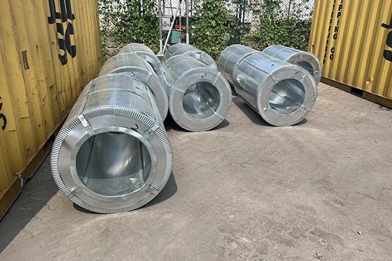 Galvanized coil delivery Galvanized coil delivery