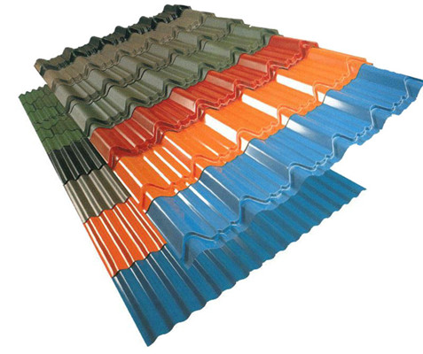 Roofing sheet galvanized steel plate