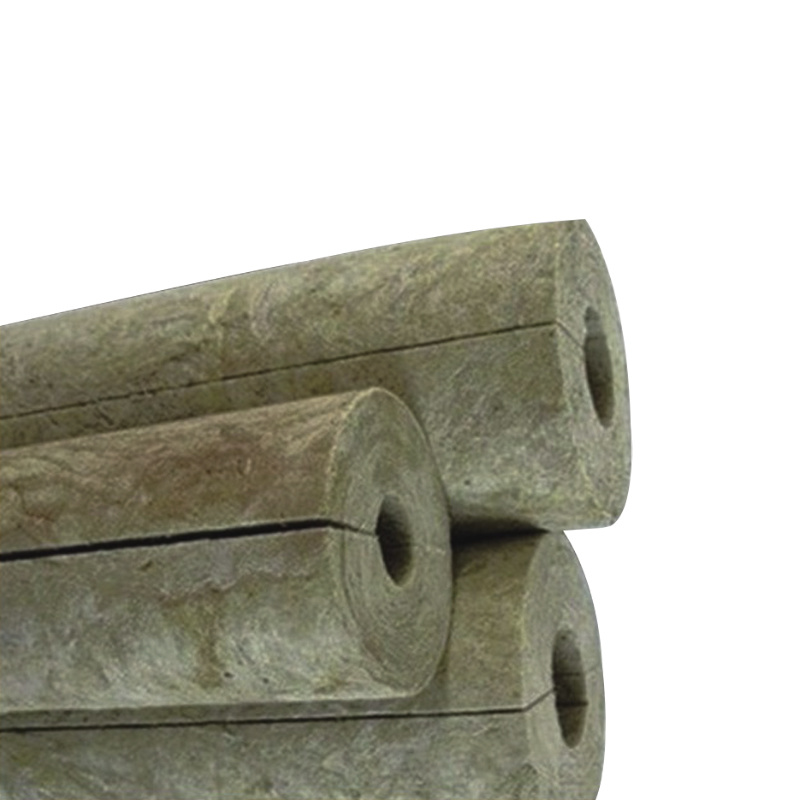 Rock wool pipe