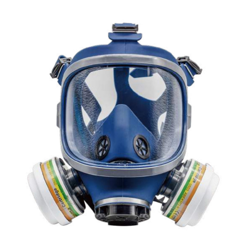 Self-priming double-filter gas mask 1011-A