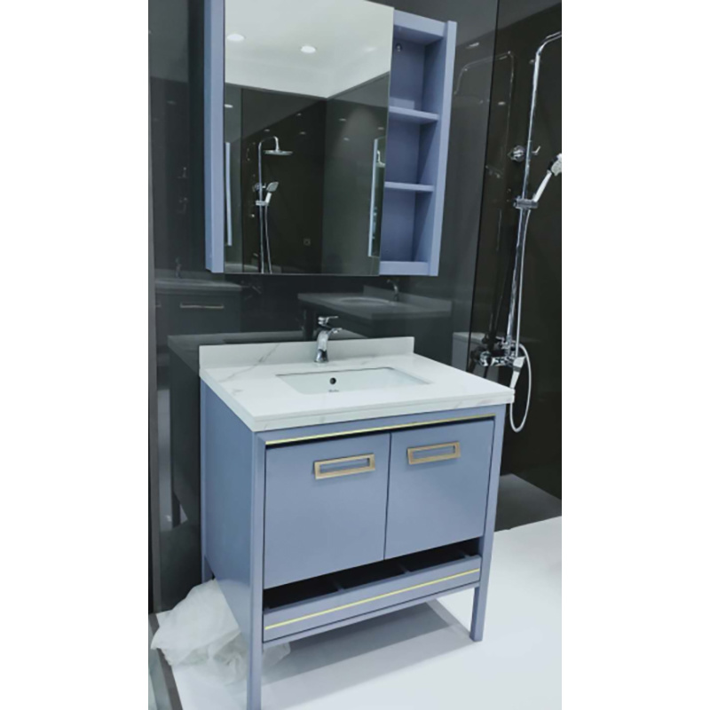 WZ-9920C-80  （浅紫灰色）浴室柜
