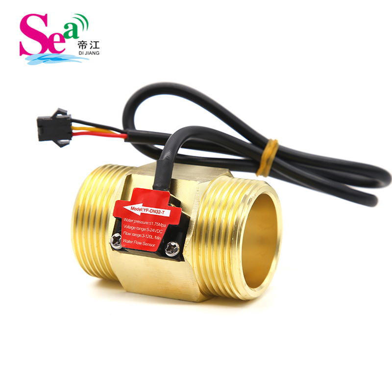 Brass Copper Flow Sensor Yf Dn32 T Foshan Shunde Zhongjiang Energy