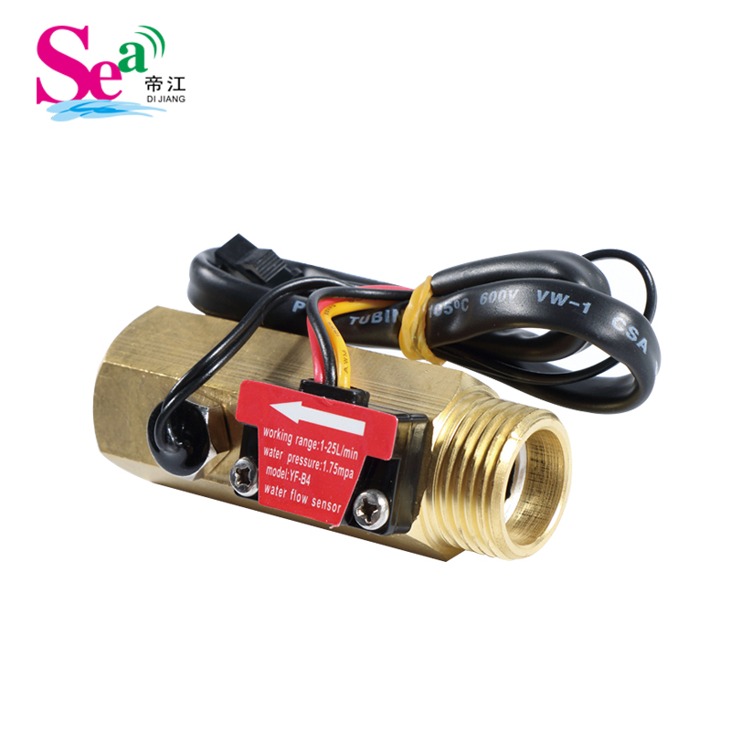 Brass Copper Flow Sensor Yf B4 Foshan Shunde Zhongjiang Energy Saving